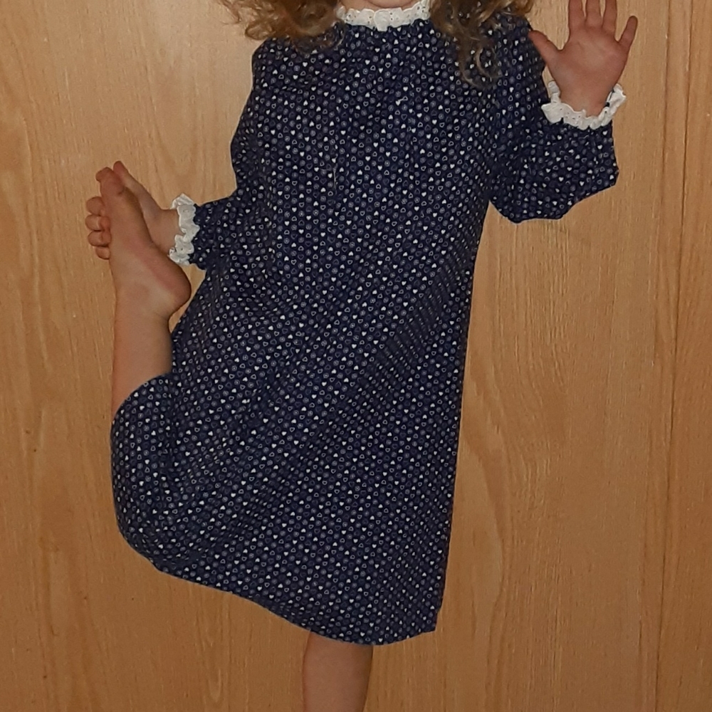 1970s vintage girls dress